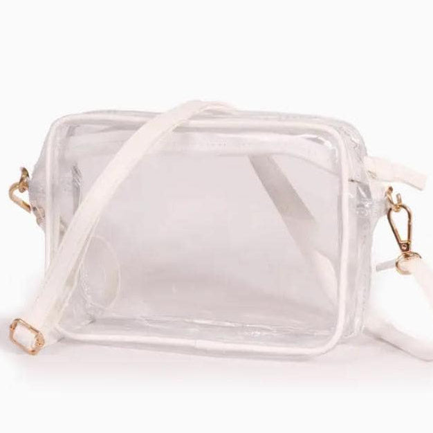 The Bridget Clear Purse in White
