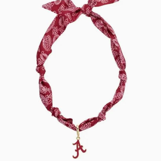 Alabama Bandana Scarf Necklace