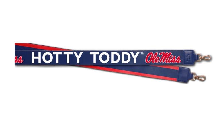 Ole Miss 2" Hotty Toddy Purse Strap