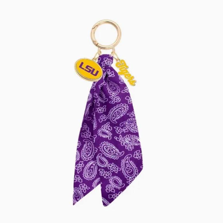 LSU Bandana Purse Charm