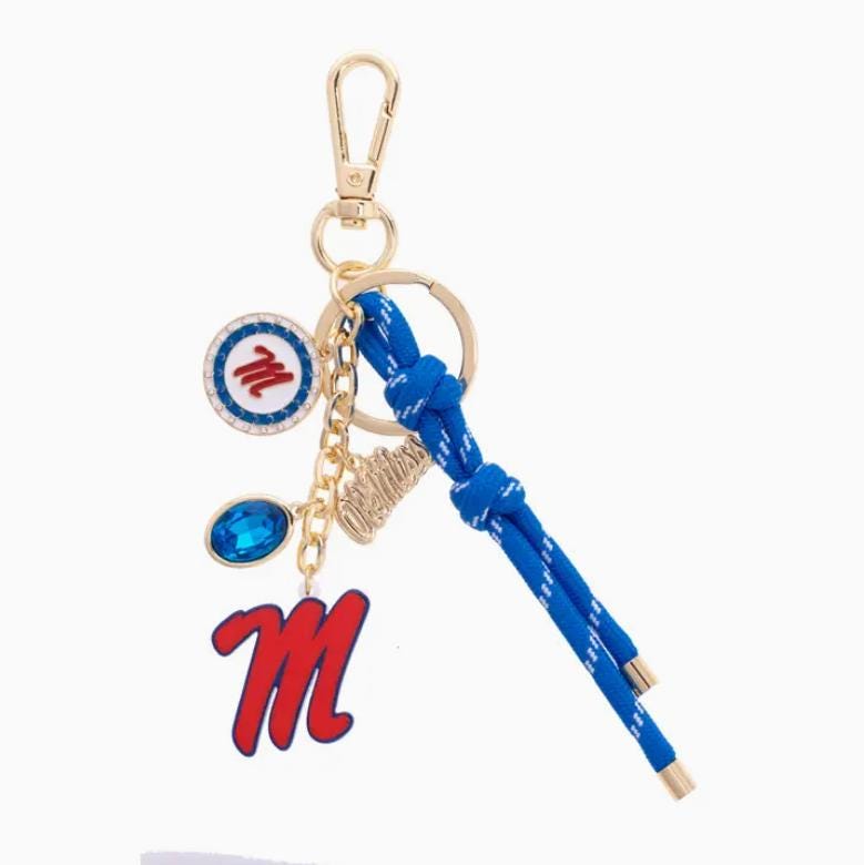 Ole Miss Cluster Purse Charm