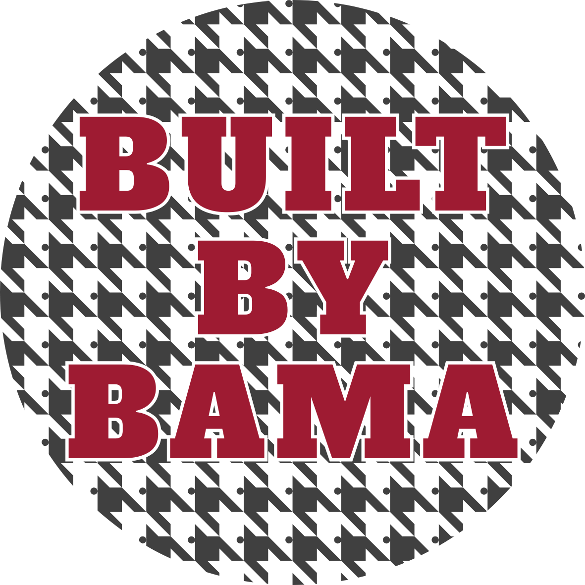 Built By Bama Button