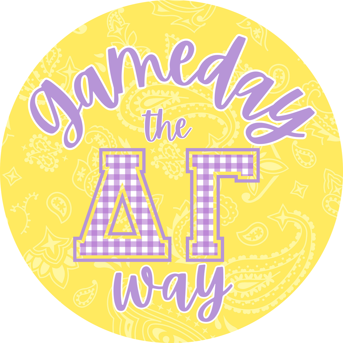 Game Day the Delta Gamma Way Button