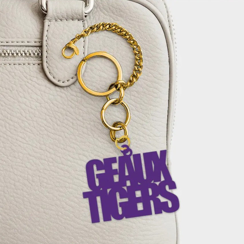 Geaux Tigers Elliot Purse Charm