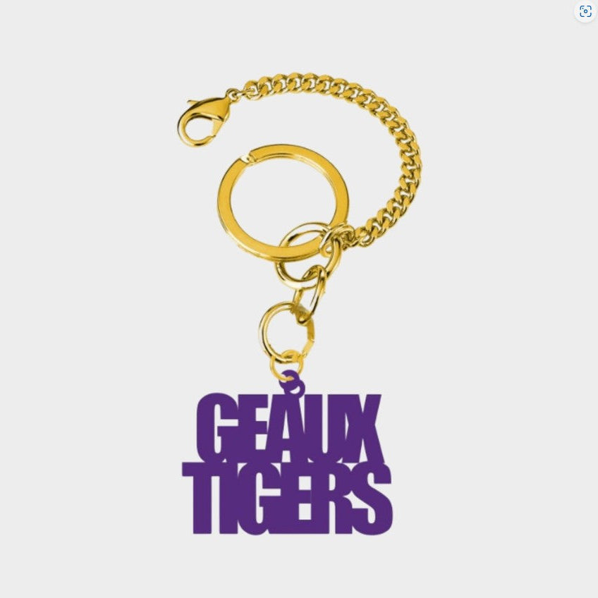 Geaux Tigers Elliot Purse Charm