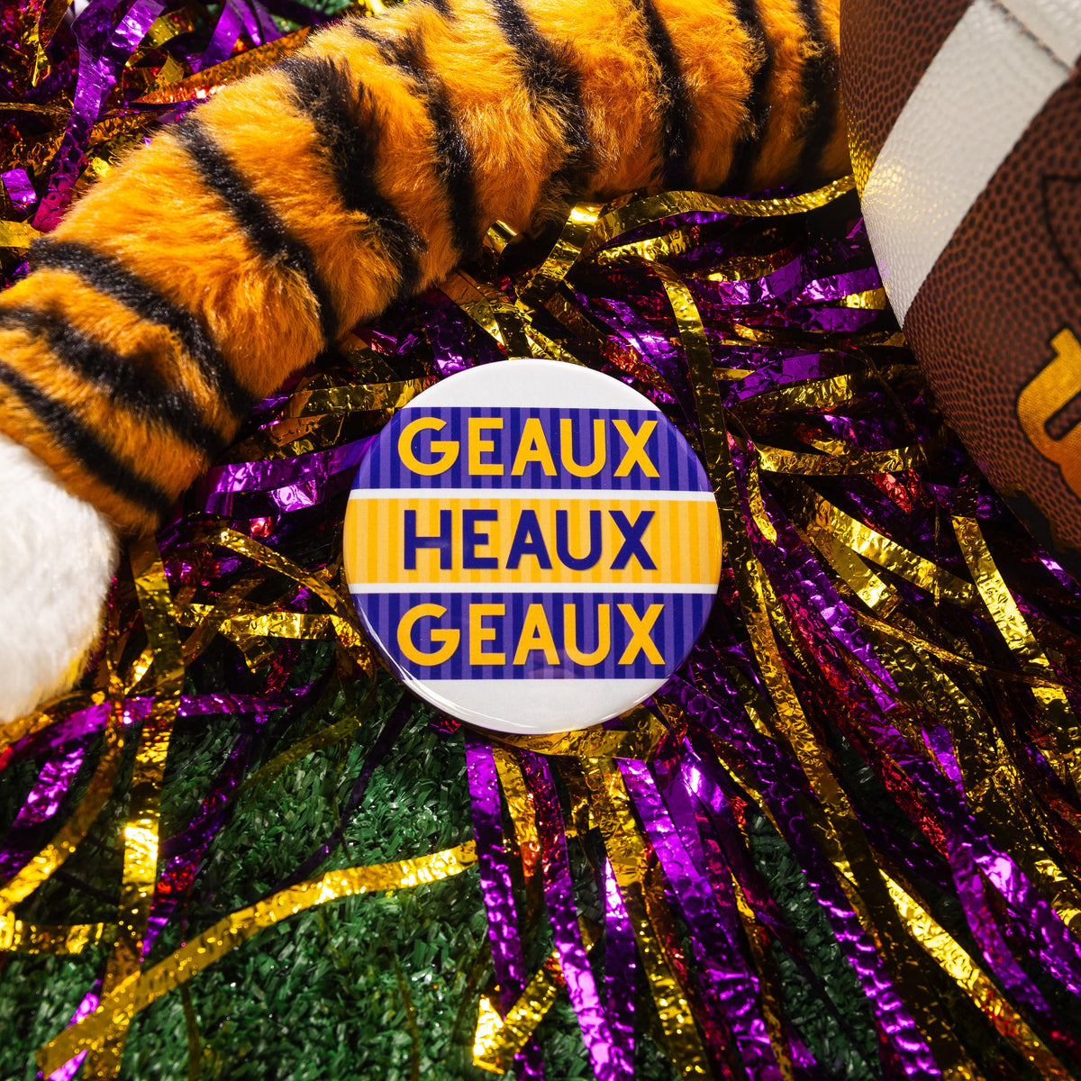 Geaux Heaux Geaux Button