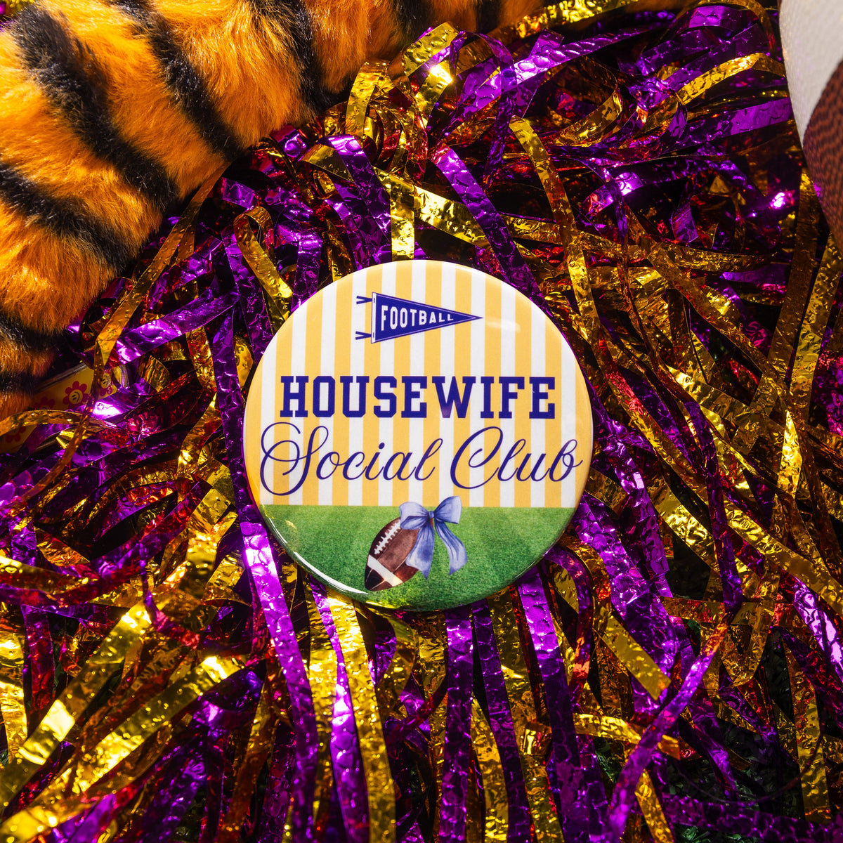 Housewife Social Club Button