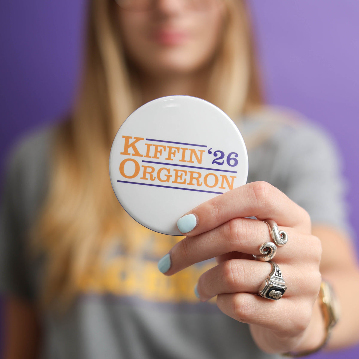 Kiffin Orgeron '26 Campaign Button