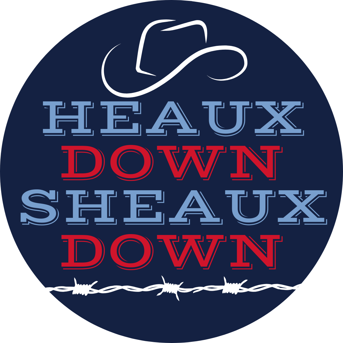 Ole Miss game day button for Ole Miss football fans.
