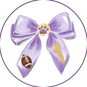 LSU game day button for LSU sports fans.
