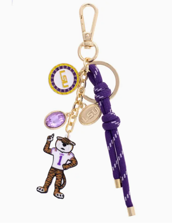 LSU Cluster Bag Charm