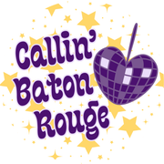LSU game day button for LSU sports fans.