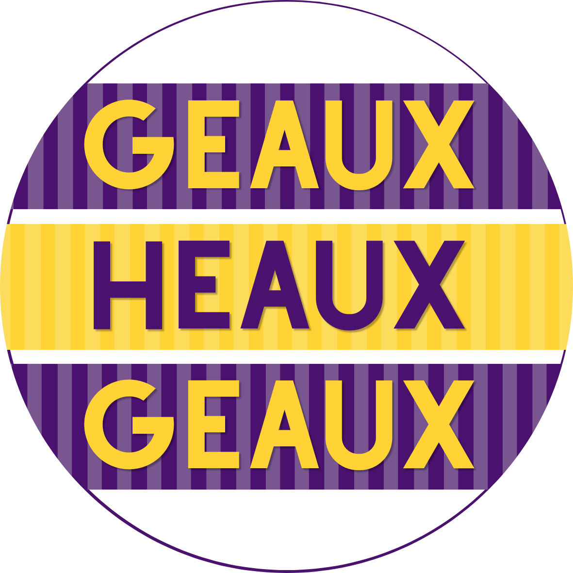 LSU game day for LSU sports fans.