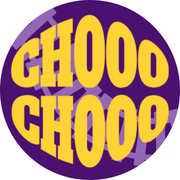 LSU game day button for LSU sports fans.