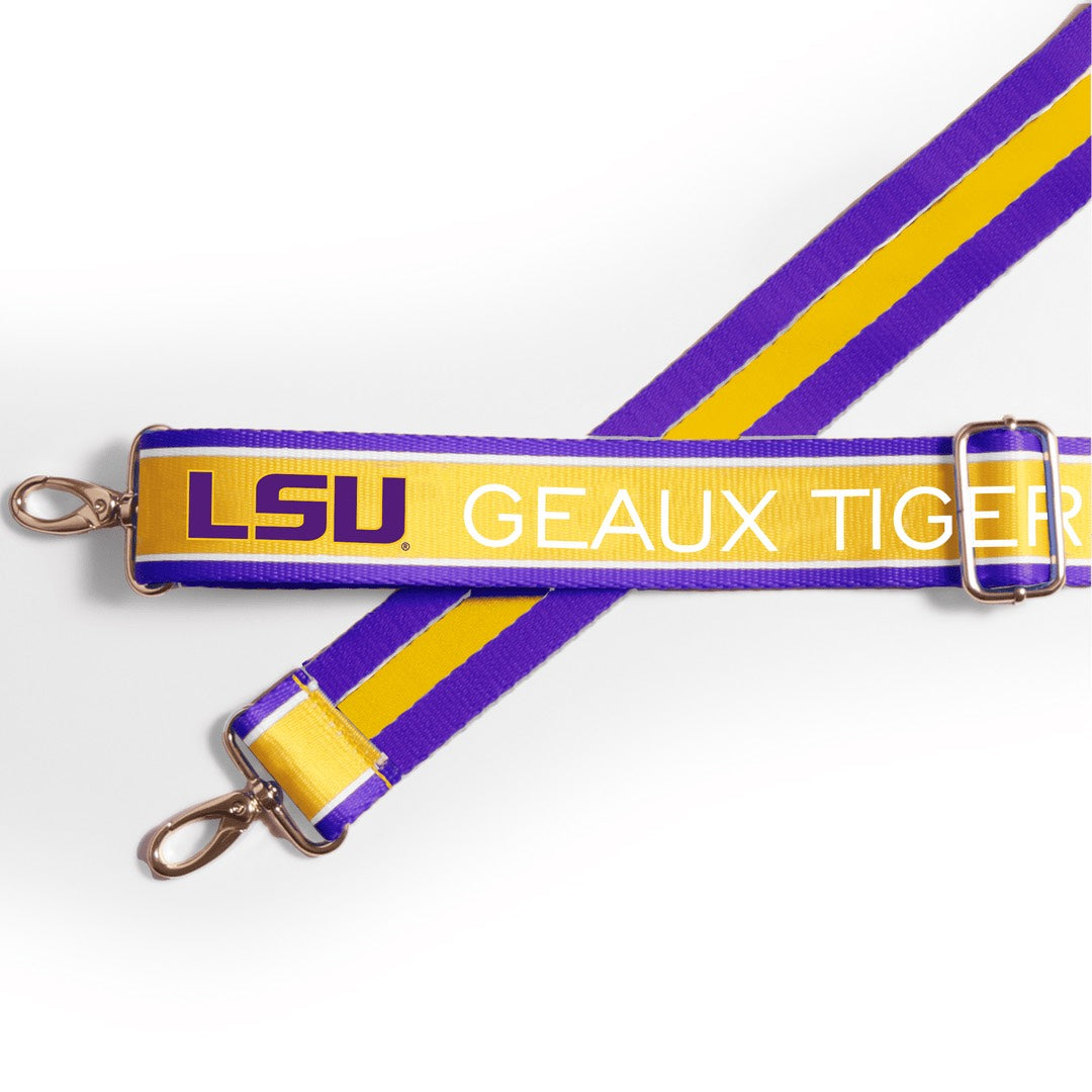 LSU 1.5" Geaux Tigers Purse Strap