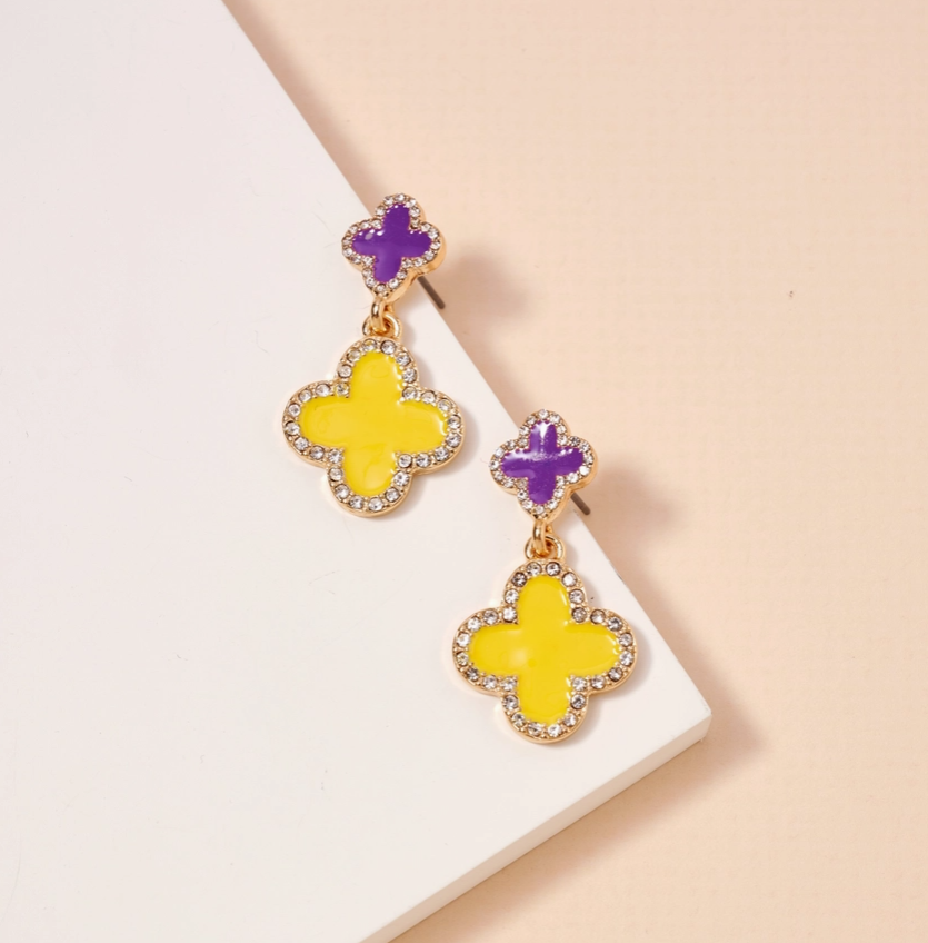 Clover Dangle Earrings