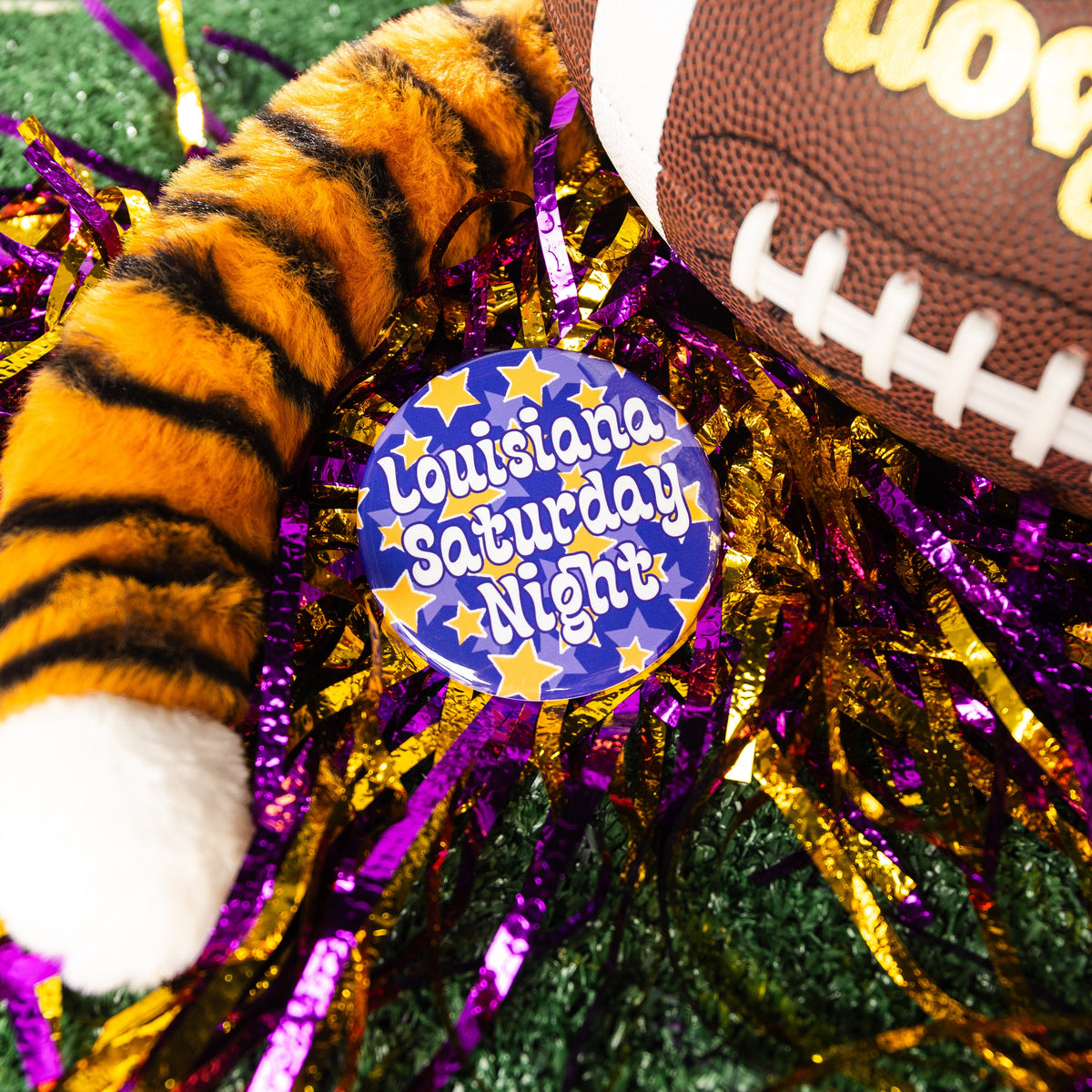 Louisiana Saturday Night Button