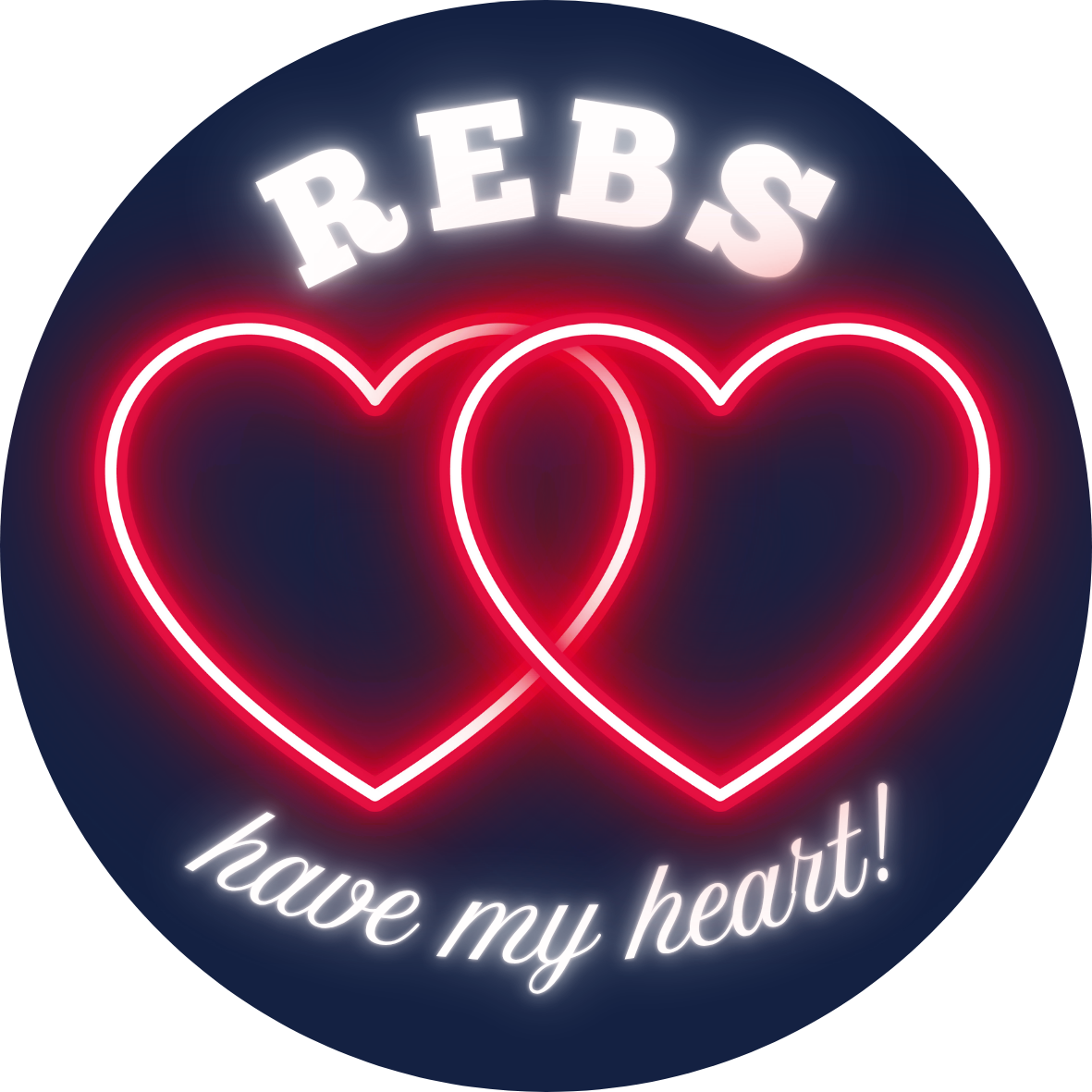 Rebs Have My Heart Button