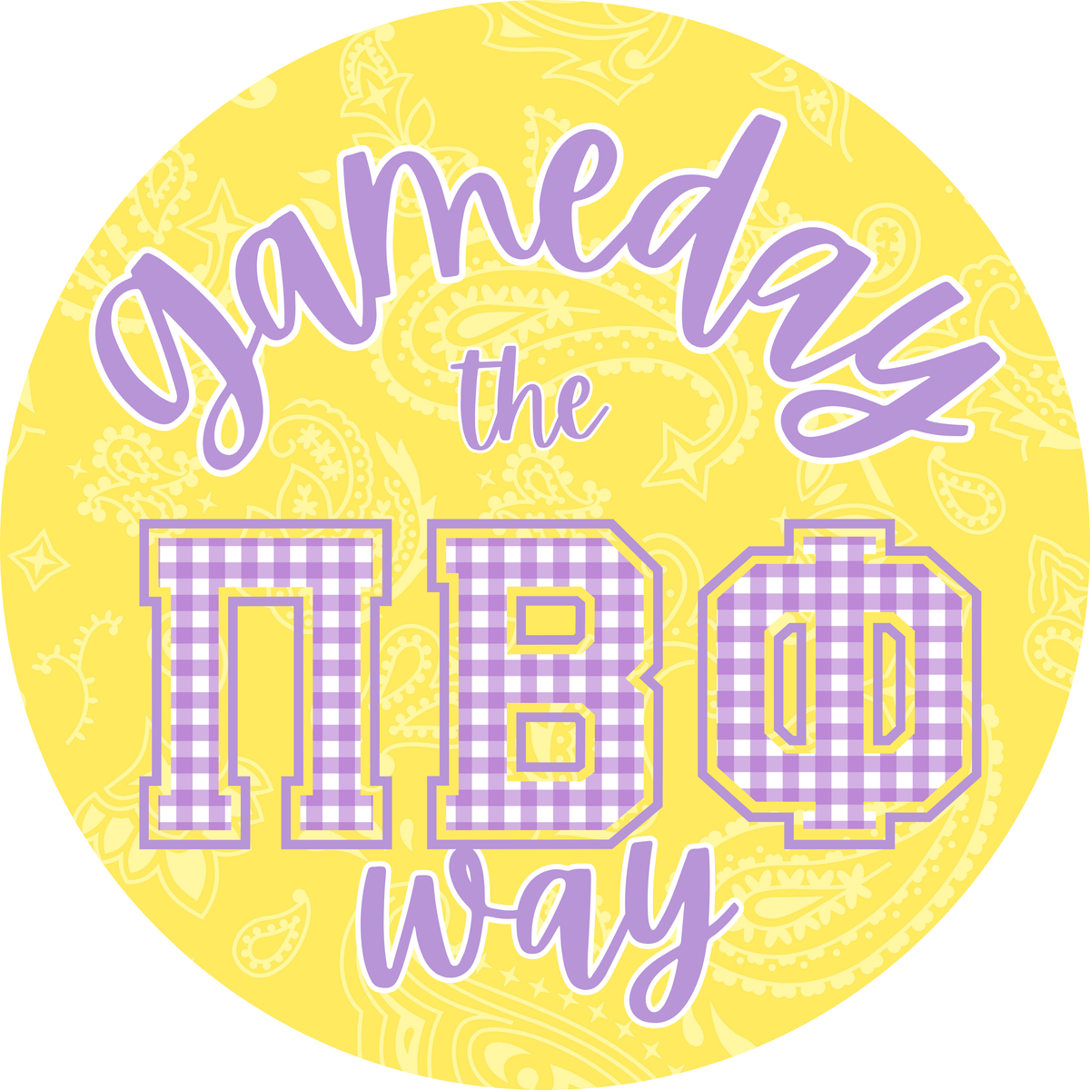 Game Day the Pi Beta Phi Way Button