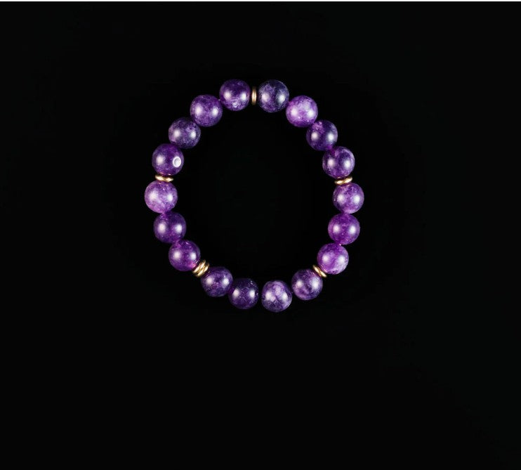 Rally Beaded Bracelet-Purple