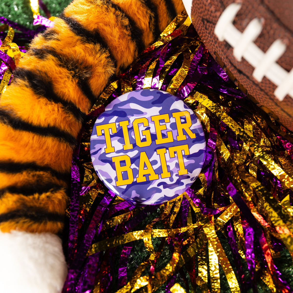 Tiger Bait Button