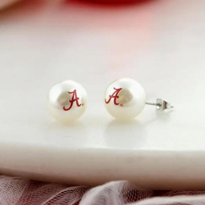 Alabama Pearl Stud Earrings