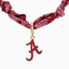Alabama Bandana Scarf Necklace