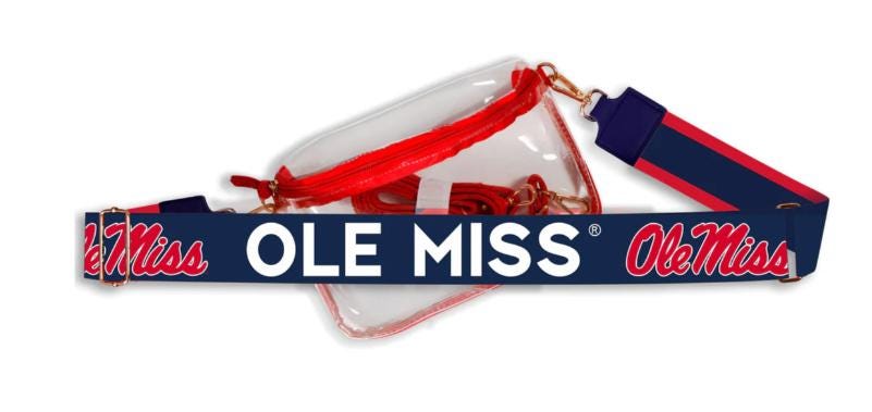 Ole Miss 2" Hotty Toddy Purse Strap