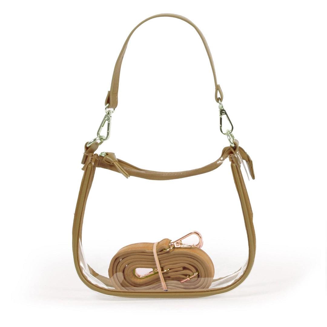 The Clara Clear Purse in Gold